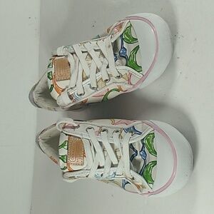 Coach Leather Multi Color Size 7 Woman Sneakers.